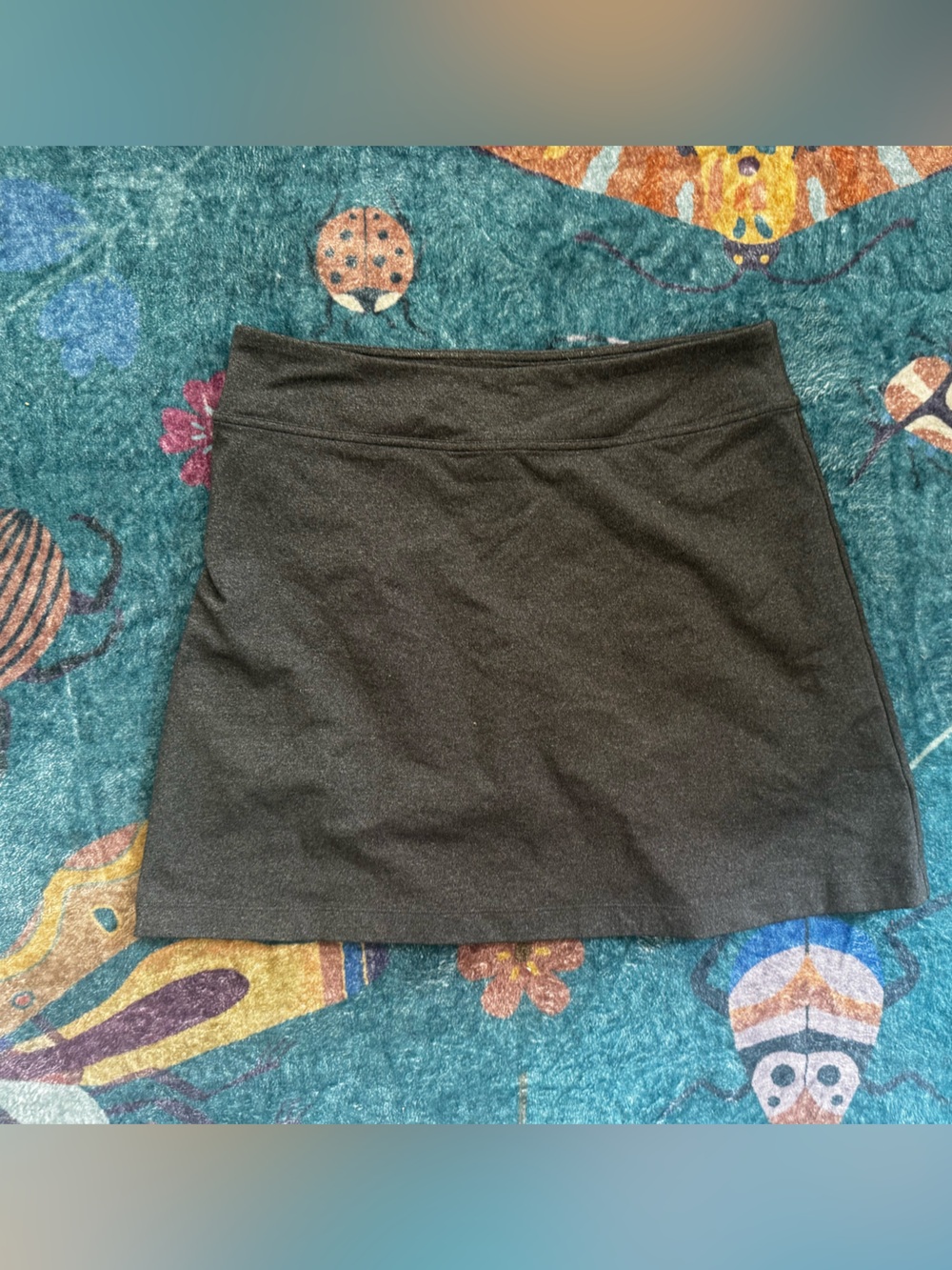 Athleta Gray Womens Tennis Skort M Pocket Shorts Skirt Stretch VGUC Athleisure